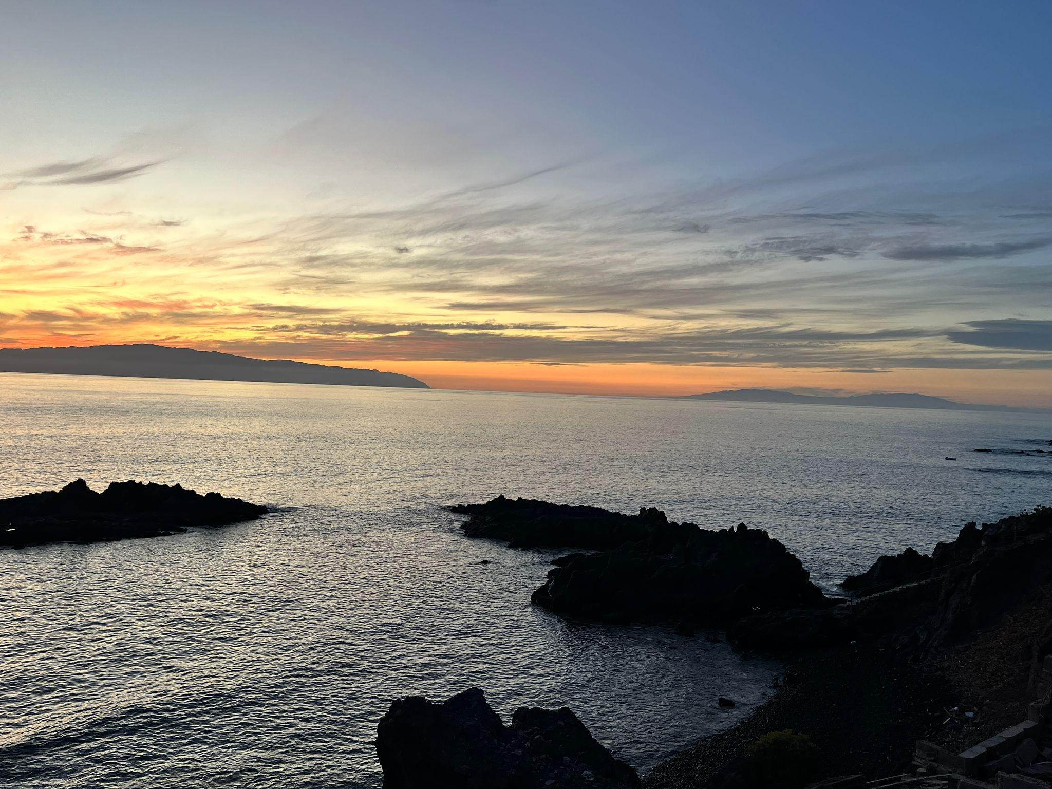 Sunset view from the terrace